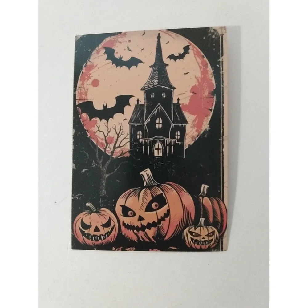 11 Halloween Postcard Lot Retro Witch Pumpkin Bat Skeleton Cat Reproduction NEW
